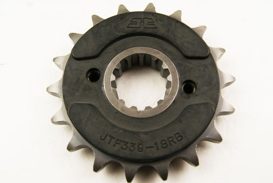 JT FRONT SPROCKET JTF339.18RB JT, OE Rubber Cushioned