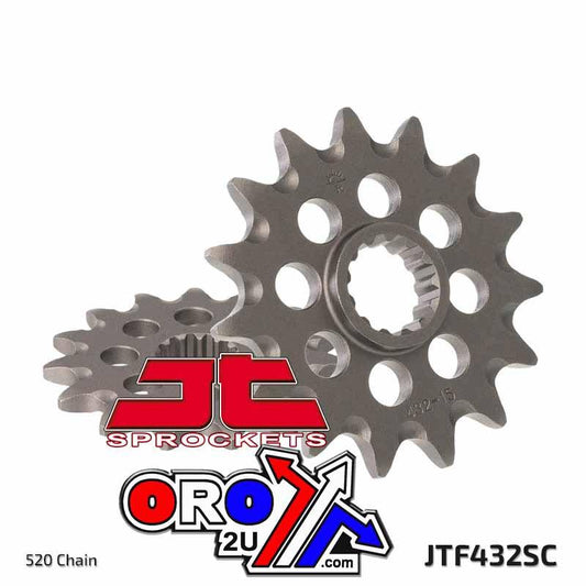 JT FRONT SPROCKET JTF432.13SC JT, Lightweight Self-Cleaning