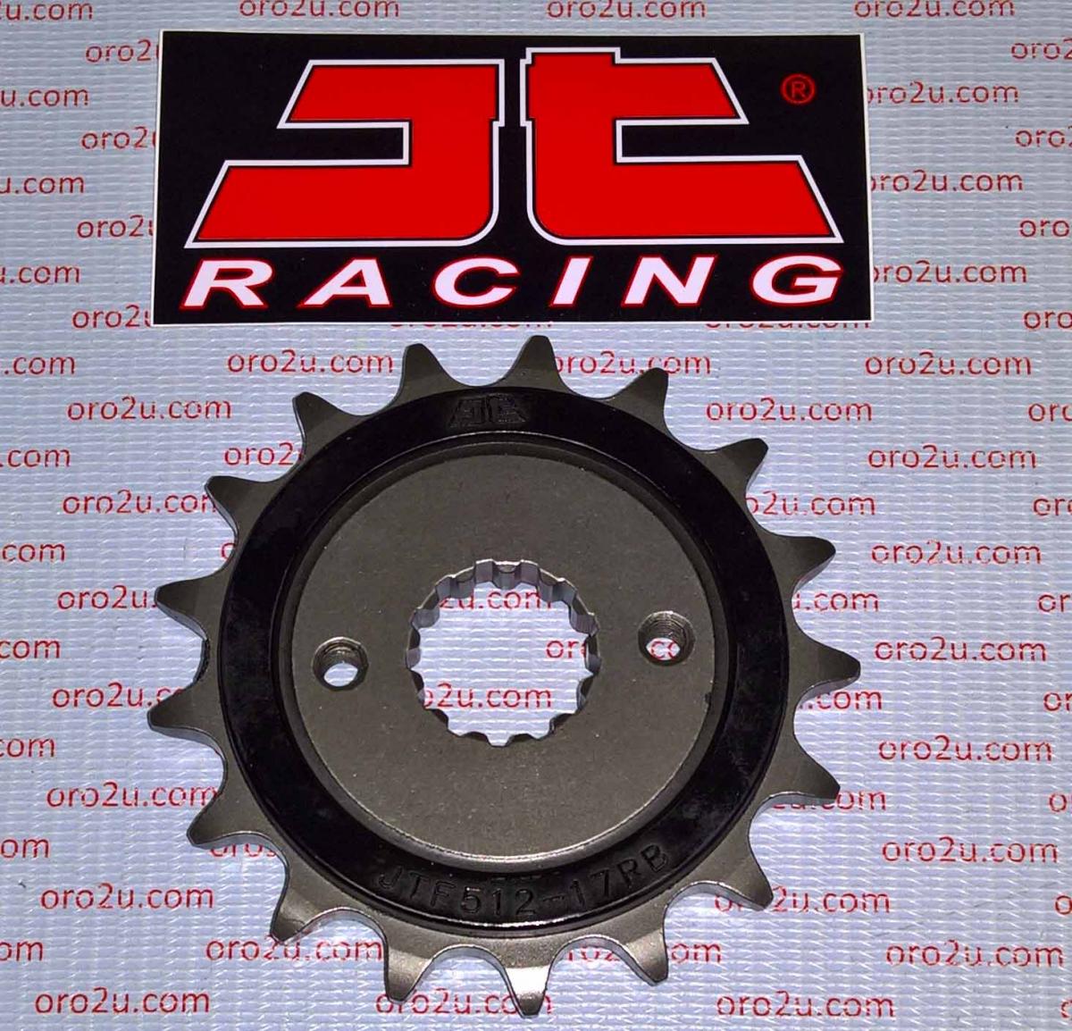 JT FRONT SPROCKET JTF512.17RB JT, OE Rubber Cushioned