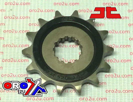 JT FRONT SPROCKET JTF520.14RB JT, OE Rubber Cushioned