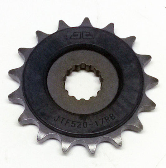 JT FRONT SPROCKET JTF520.17RB JT, OE Rubber Cushioned