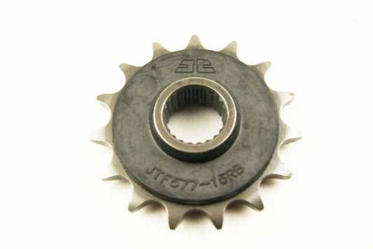 JT FRONT SPROCKET JTF577.15RB JT, OE Rubber Cushioned