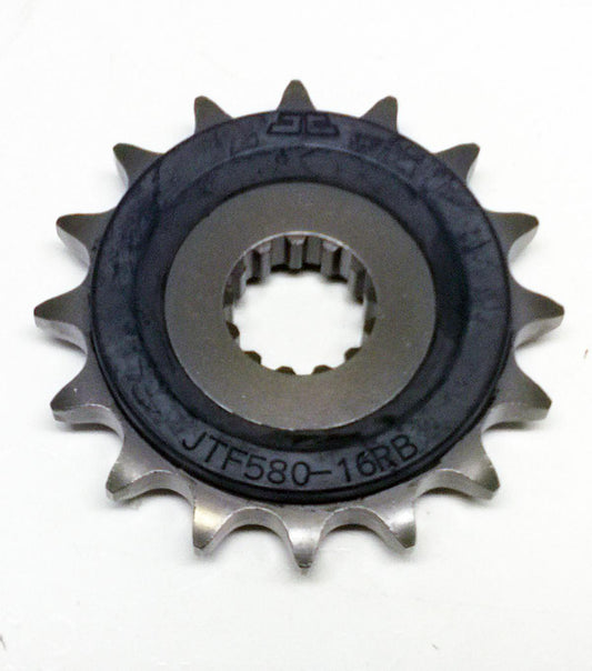 JT FRONT SPROCKET JTF580.16RB JT, OE Rubber Cushioned