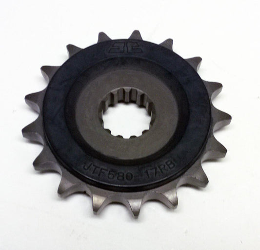 JT FRONT SPROCKET JTF580.17RB JT, OE Rubber Cushioned