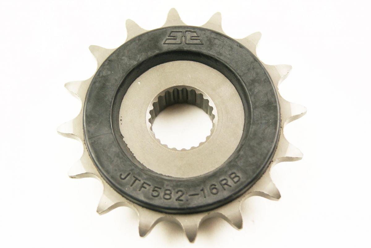 JT FRONT SPROCKET JTF582.16RB JT, OE Rubber Cushioned