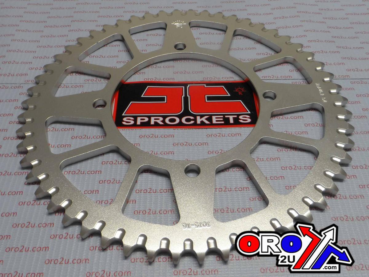 JT REAR SPROCKET ALLOY SIL 4-HOLE, JTA461.54 7075-T6 Aluminium, JTA461.54