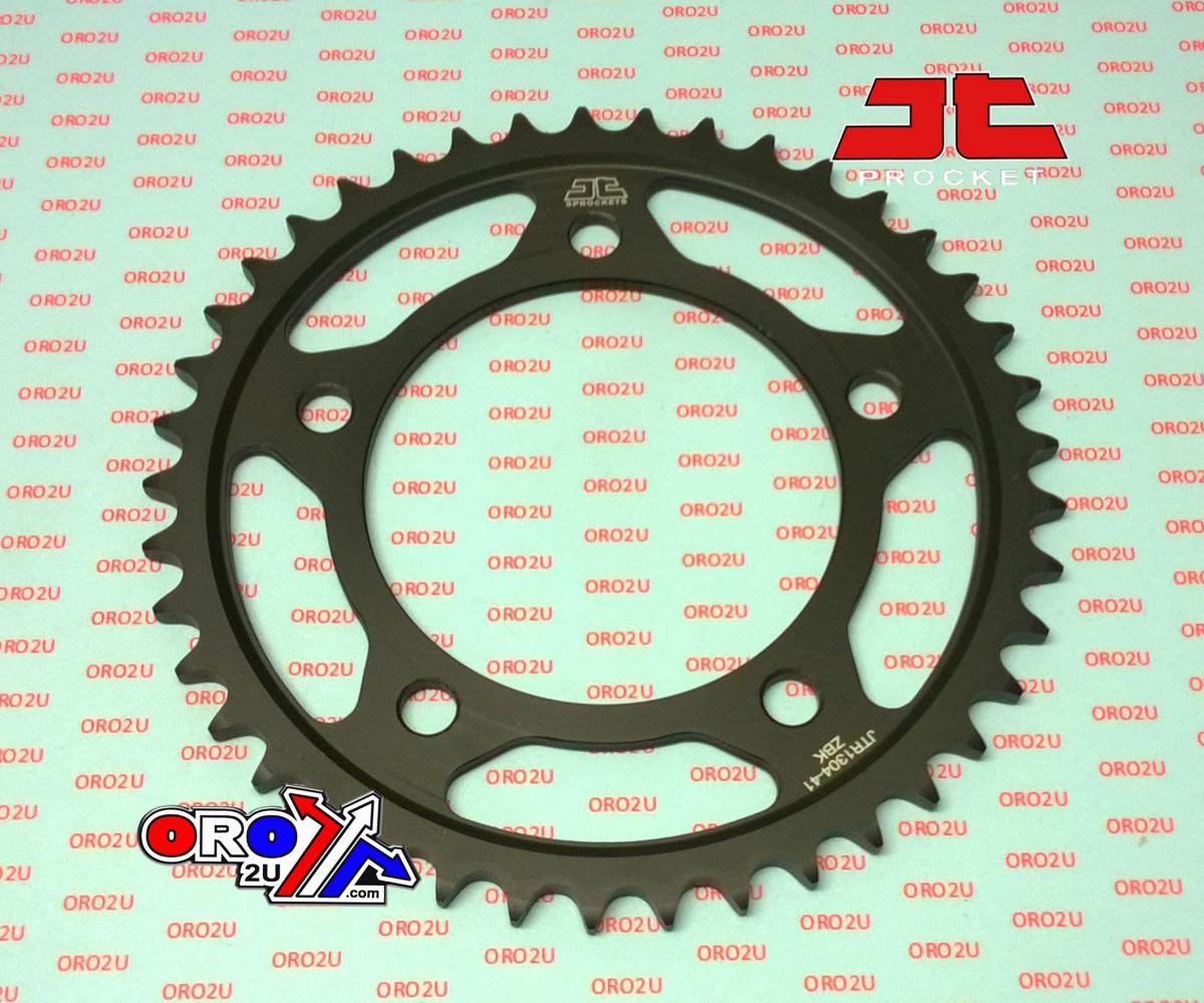 JT REAR SPROCKET STEEL HARD ZBK, C45 INDUCTIONJTR1304.41ZBK