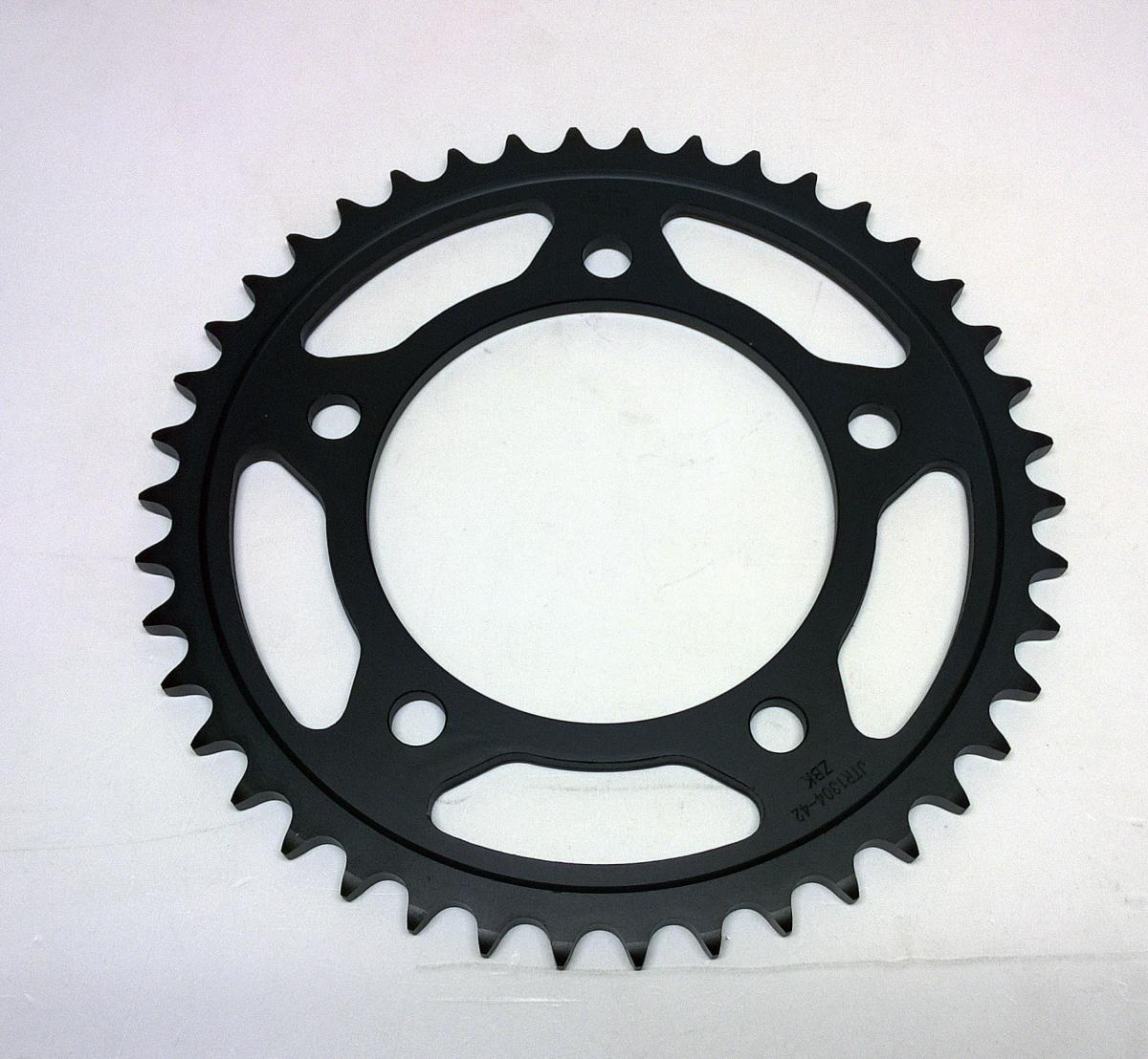 JT REAR SPROCKET STEEL HARD ZBK, C45 INDUCTIONJTR1304.42ZBK