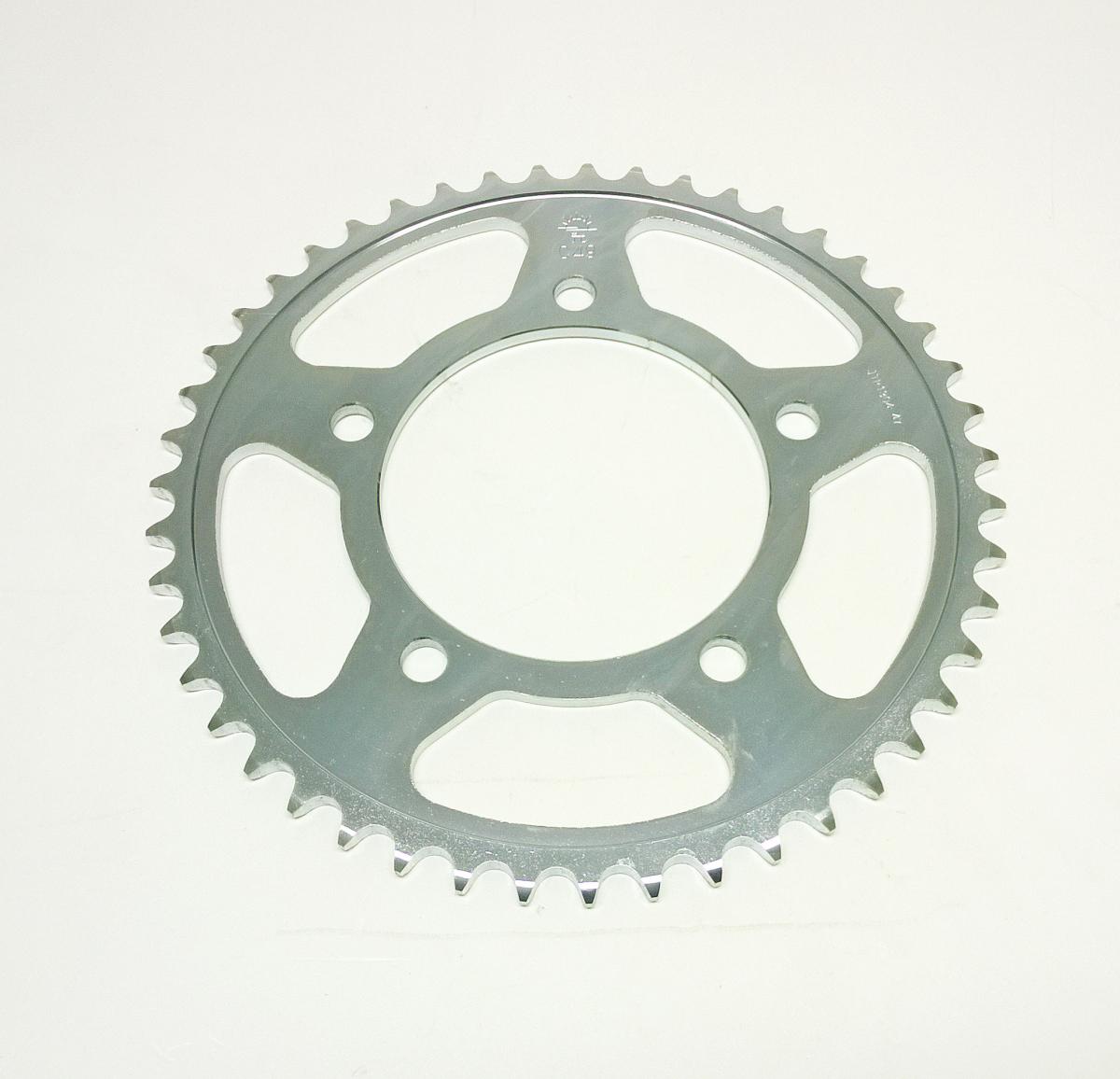 JT REAR SPROCKET STEEL JTR1304.47 SILVER, HONDA ROAD CHAIN TYPE 50