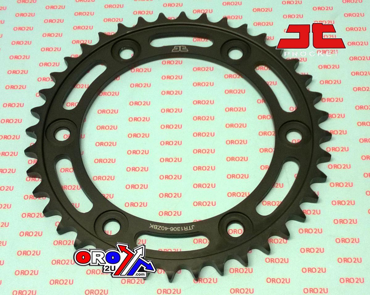 JT REAR SPROCKET STEEL HARD ZBK, C45 INDUCTIONJTR1306.40ZBK