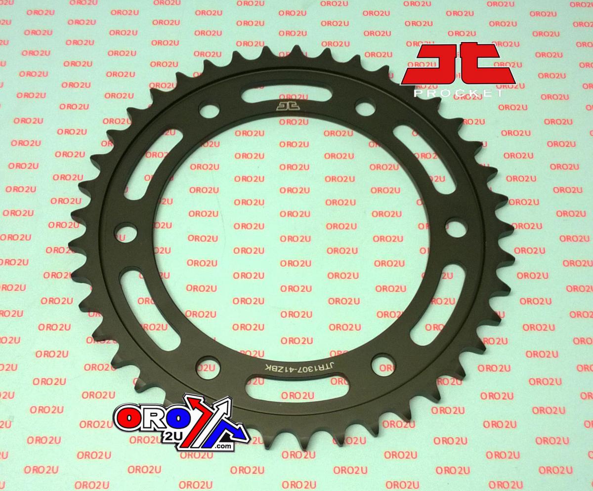 JT REAR SPROCKET STEEL HARD ZBK, C45 INDUCTIONJTR1307.41ZBK