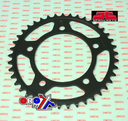 JT REAR SPROCKET JTR1316.41 BLACK STEEL, HONDA ROAD