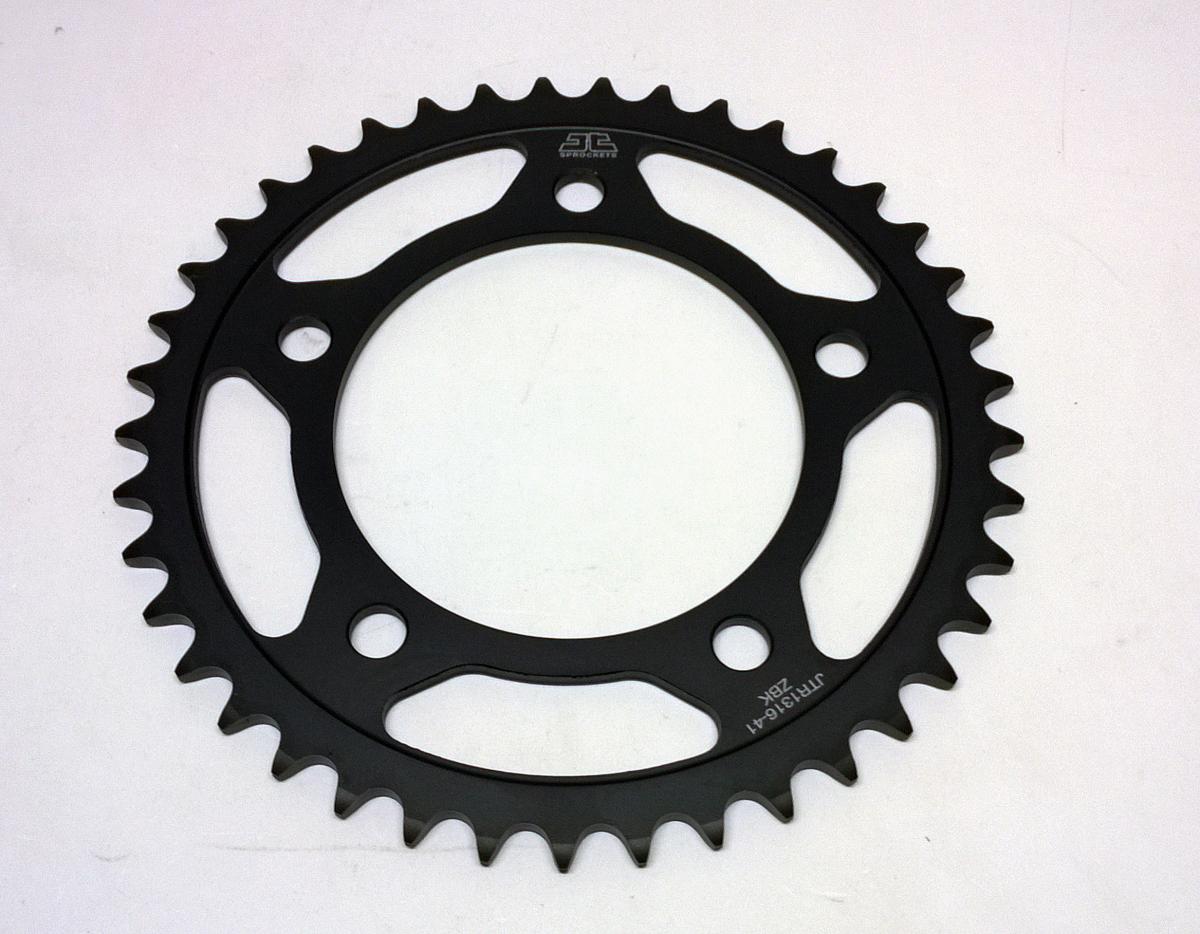 JT REAR SPROCKET STEEL HARD ZBK, C45 INDUCTIONJTR1316.41ZBK