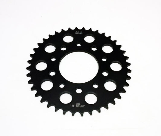 JT REAR SPROCKET STEEL HARD ZBK, C45 INDUCTIONJTR1332.40ZBK