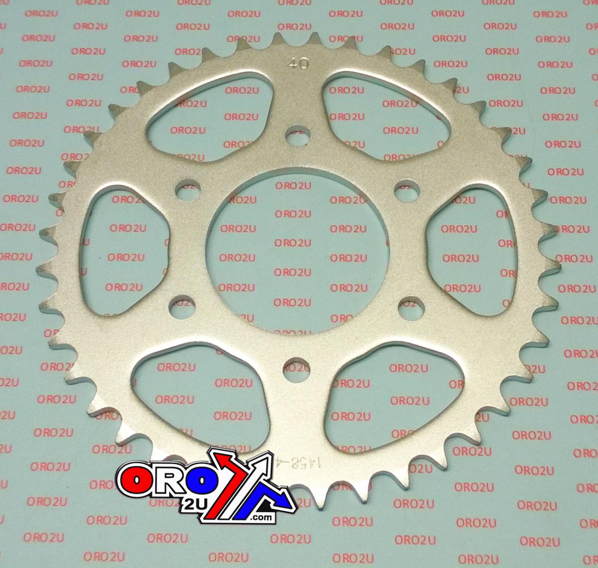 JT REAR SPROCKET JTR1458.40 STEEL, HONDA ROAD