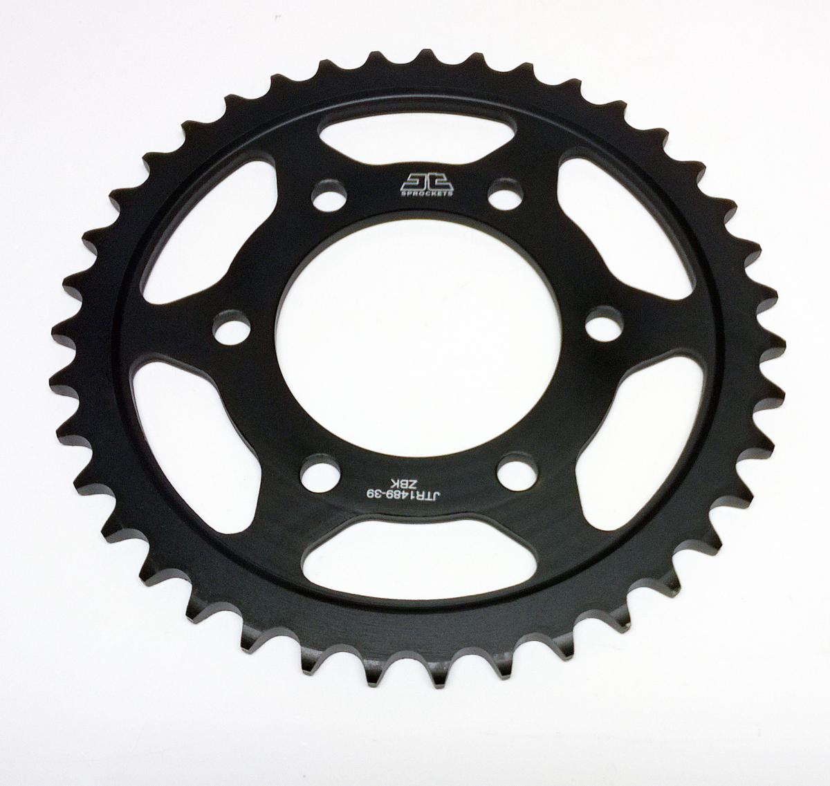 JT REAR SPROCKET STEEL HARD ZBK, C45 INDUCTIONJTR1489.39ZBK