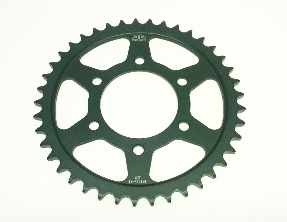 JT REAR SPROCKET STEEL HARD ZBK, C45 INDUCTIONJTR1489.41ZBK