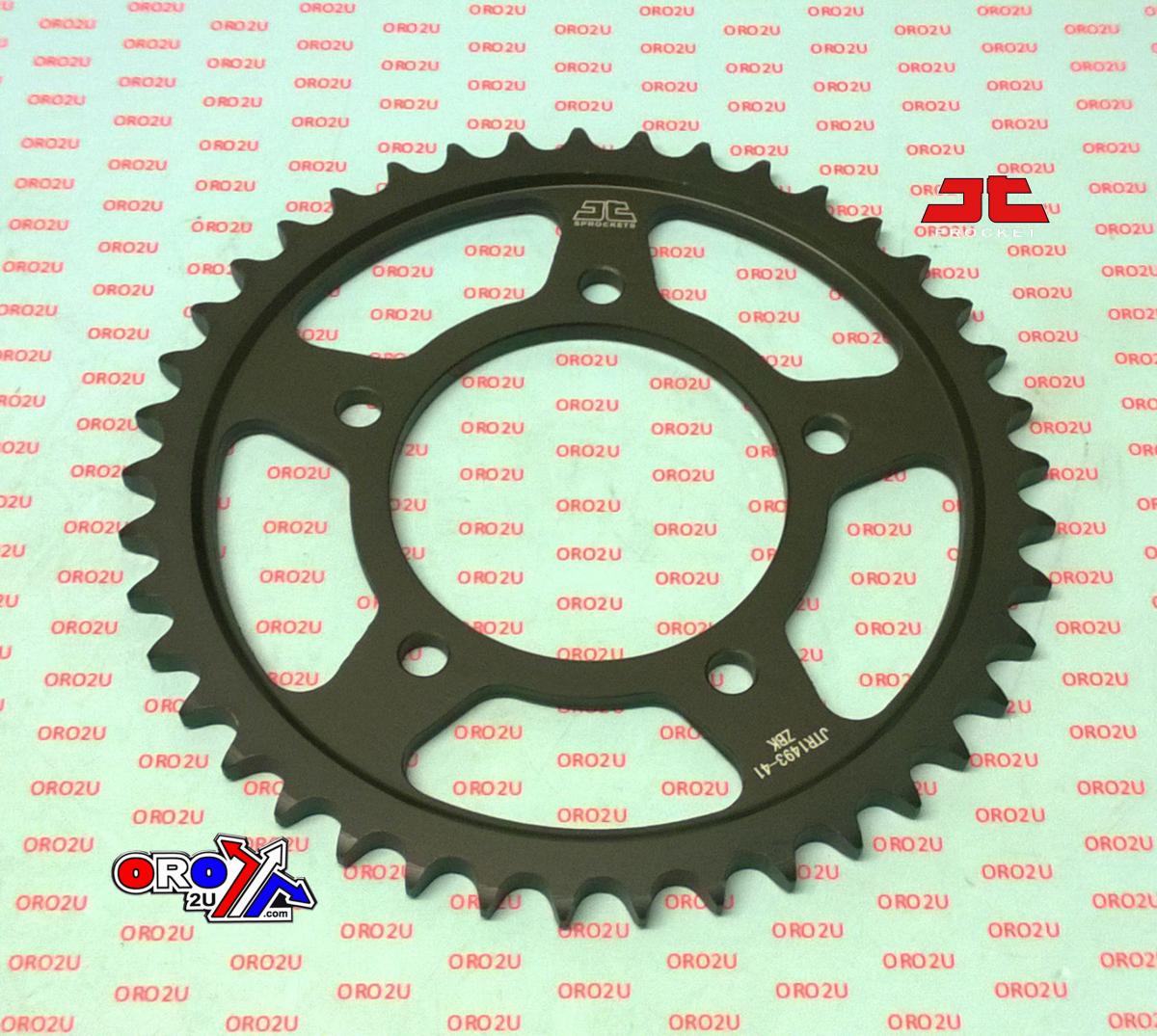 JT REAR SPROCKET STEEL HARD ZBK, C45 INDUCTION JTR1493.41ZBK