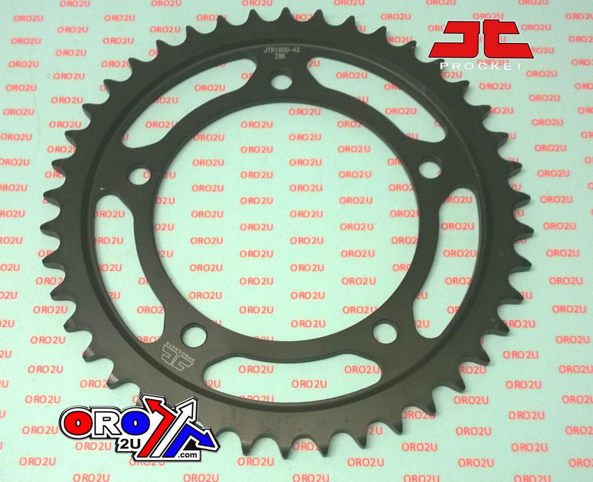 JT REAR SPROCKET STEEL HARD ZBK, C45 INDUCTIONJTR1800.42ZBK