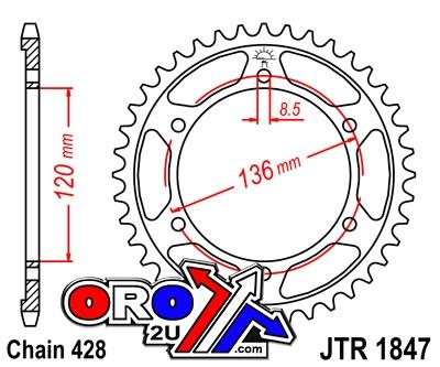 JT REAR SPROCKET JTR1847.57 JT