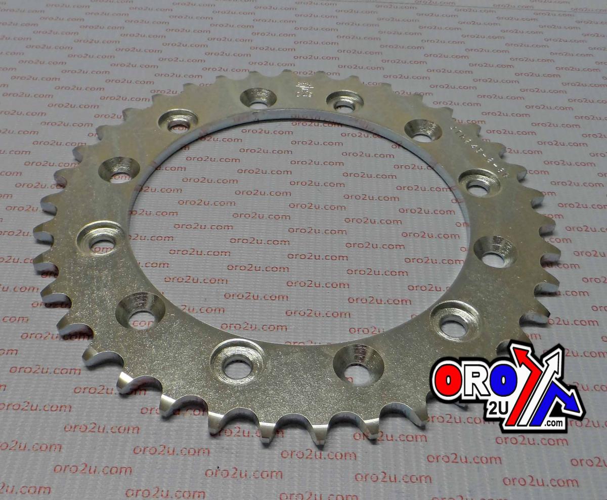 JT REAR SPROCKET STEEL JTR245/251 SILVER, DOUBLE DRILLED JTR245/2.38