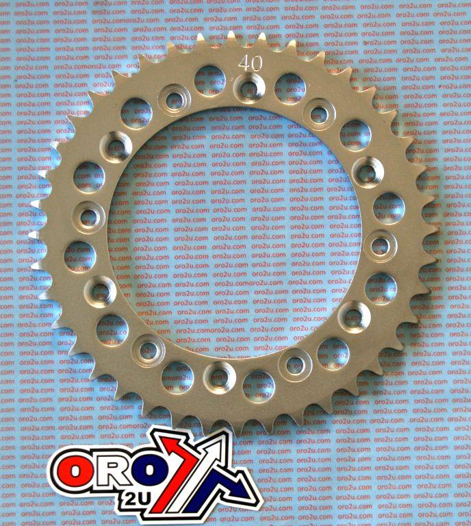 DIRT RACING  REAR SPROCKET STEEL 40 JTR245/251 520, DOUBLE DRILLED JTR245.40 / JTR251.40