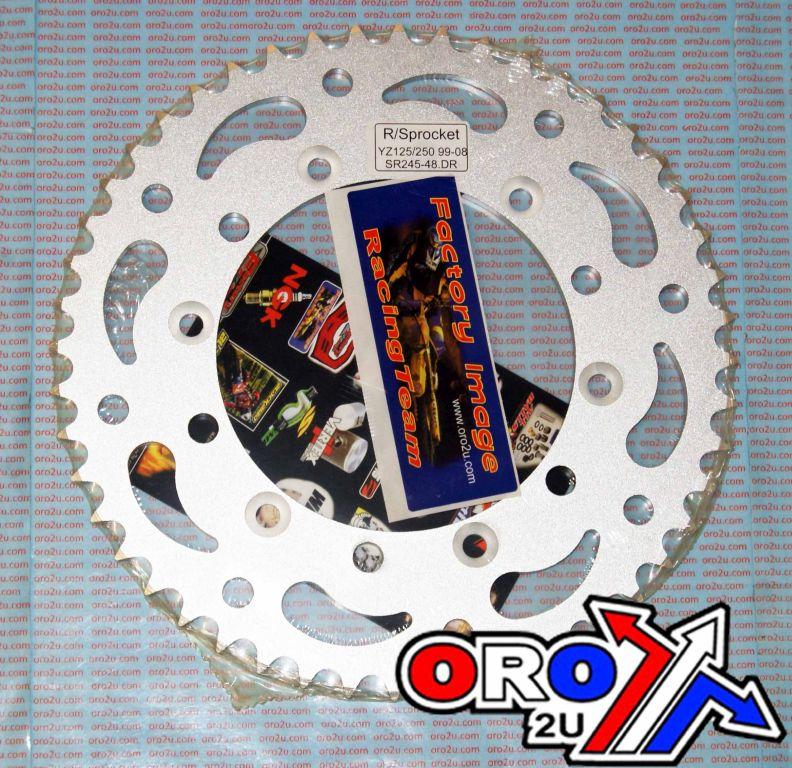 DIRT RACING  REAR SPROCKET ALLOY 48 JTR251.48 520 SILVER