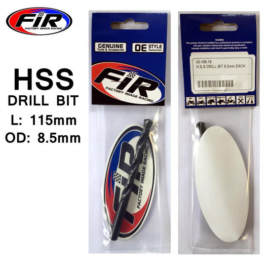 FIR H.S.S DRILL BIT 8.5mm EACH, D8.5