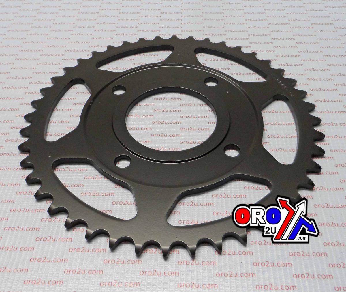 JT REAR SPROCKET JTR248.44 STEEL BLACK, HONDA ROAD JT