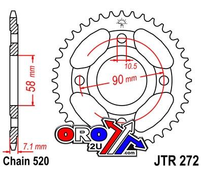 JT REAR SPROCKET JTR272.31 JT 520