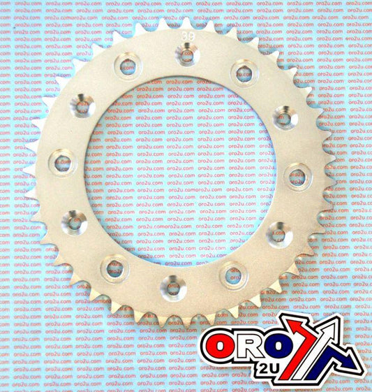 DIRT RACING  REAR SPROCKET STEEL 39 JTR301/210.39 520, DOUBLE DRILLED JTR301, JTR210, L17-0239, MX-80339