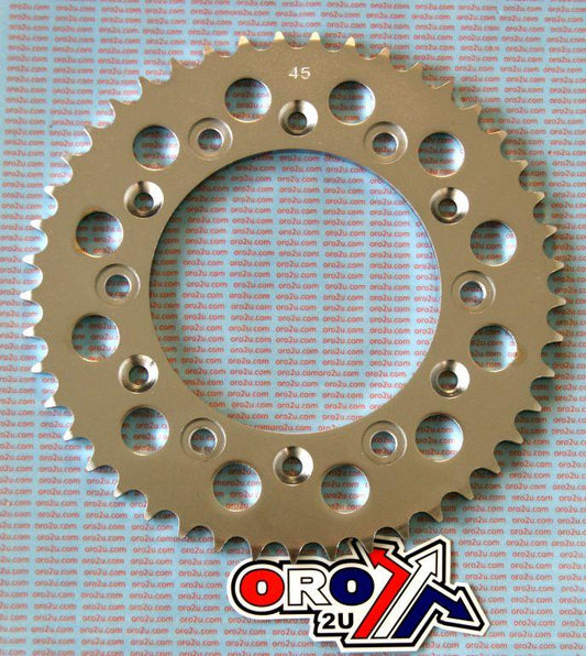 DIRT RACING  REAR SPROCKET STEEL 45 JTR301/210.45 520, DOUBLE DRILLED JTR301, JTR210