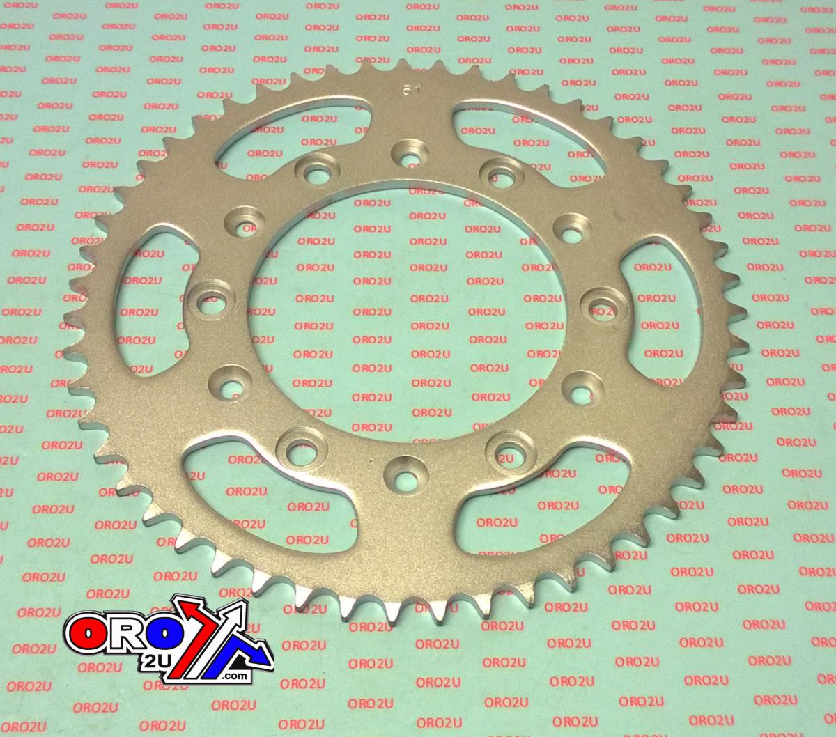 DIRT RACING  REAR SPROCKET STEEL 51 JTR301/210.51 520, DOUBLE DRILLED JTR301, JTR210