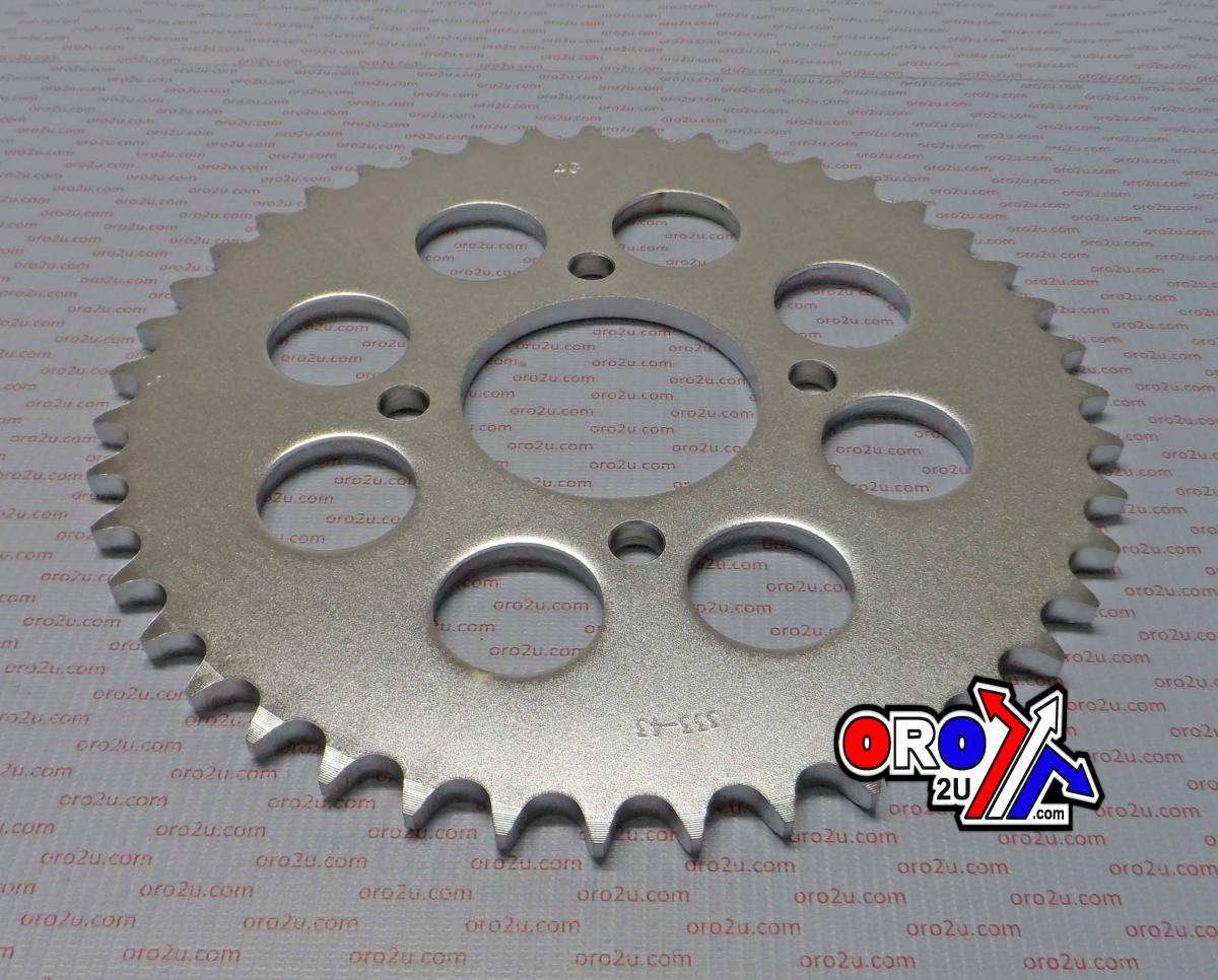 JT REAR SPROCKET JTR333.43 STEEL, HONDA ROAD JT