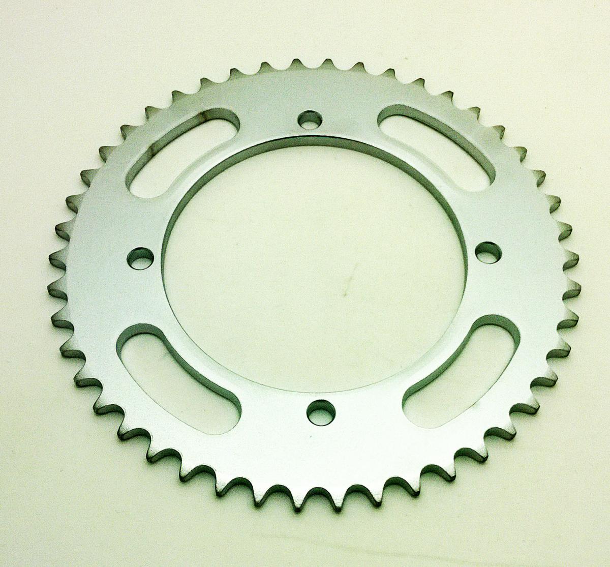 DIRT RACING  REAR SPROCKET STEEL 46 JTR1465.46 420, SILVER