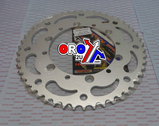 DIRT RACING  REAR SPROCKET ALLOY 50 JTR460.50 520, SILVER