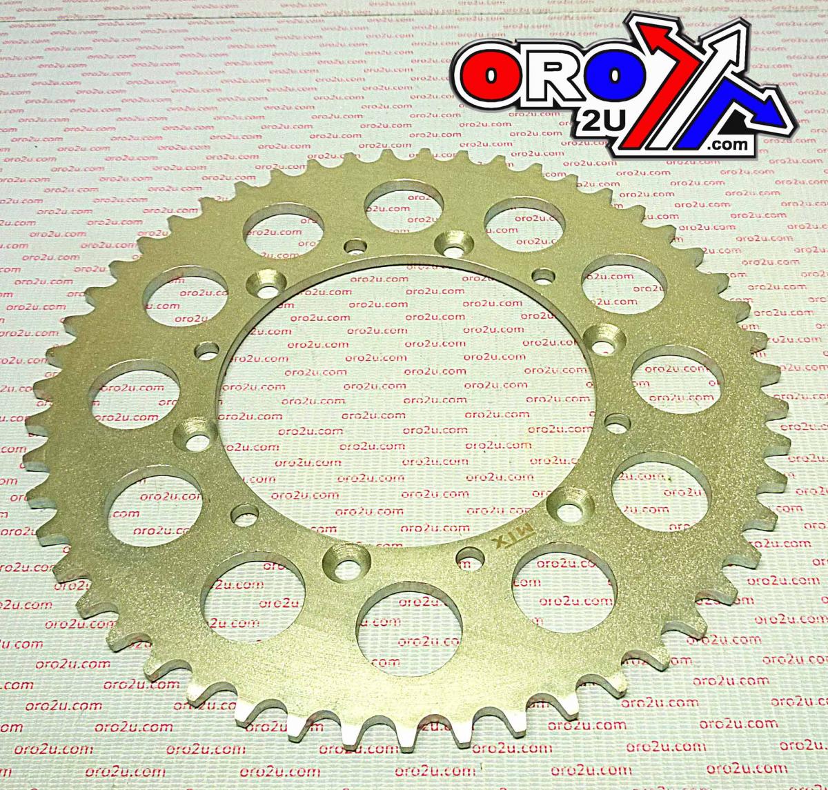 DIRT RACING  REAR SPROCKET STEEL 51 JTR460.51 520, SILVER