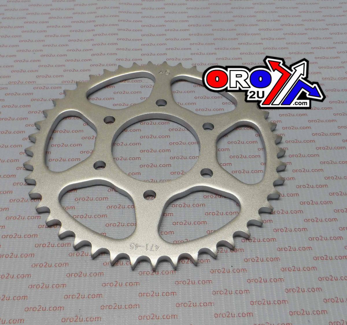 JT REAR SPROCKET JTR471.45 STEEL, HONDA ROAD JT