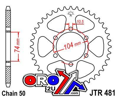 JT REAR SPROCKET JTR481.42 JT