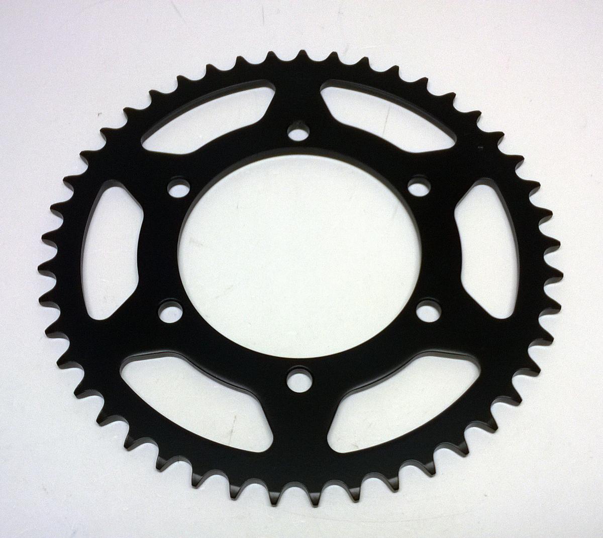 JT REAR SPROCKET STEEL JTR486.45 BLACK, HONDA ROAD JT