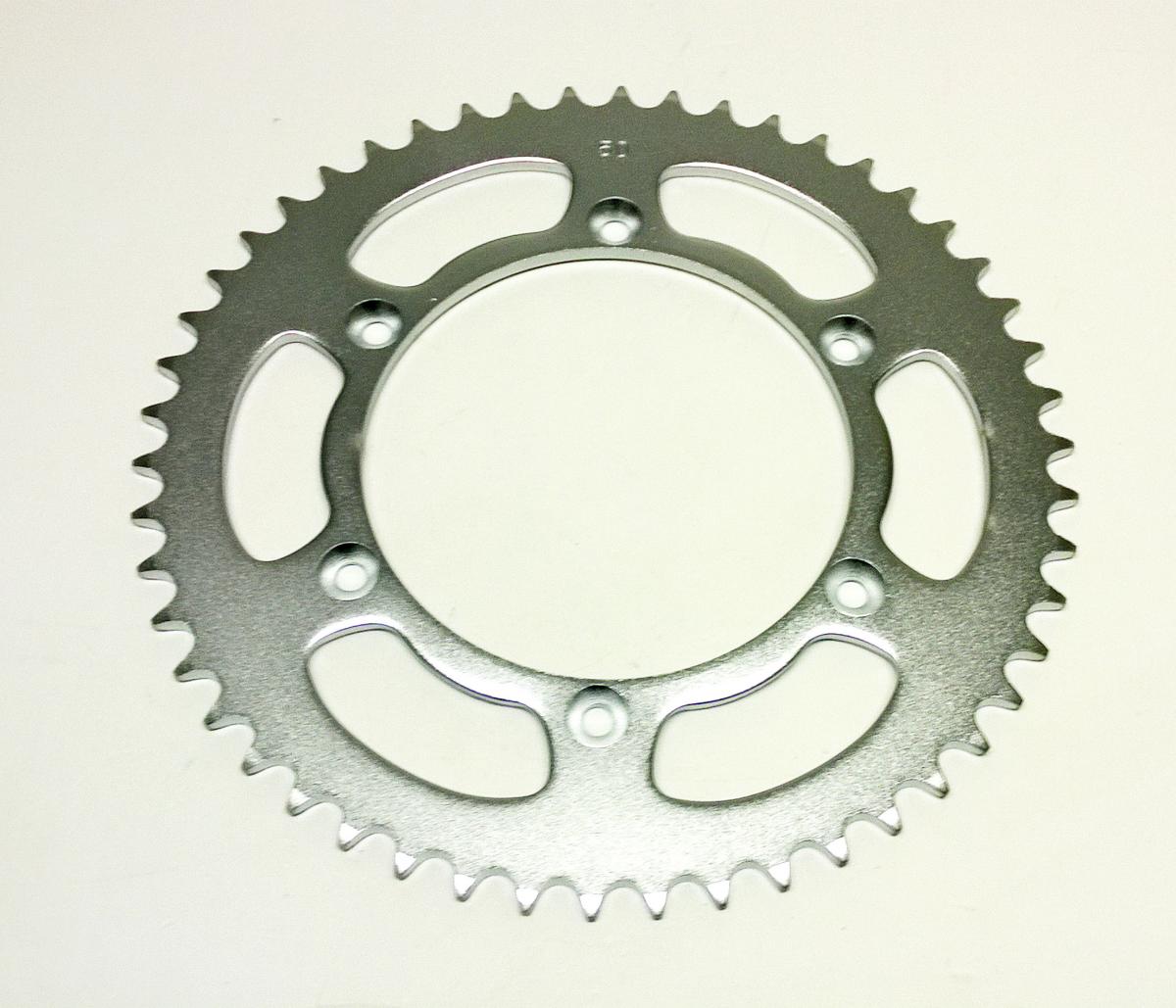 DIRT RACING  REAR SPROCKET STEEL 50 JTR822.50 520, SILVER