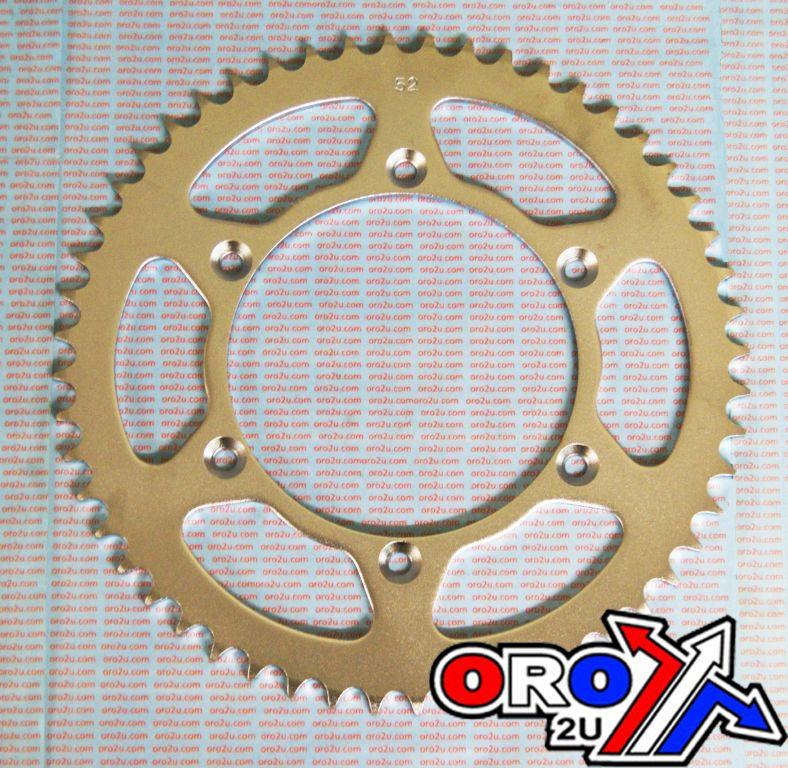 DIRT RACING  REAR SPROCKET STEEL 52 JTR822.52 520, SILVER