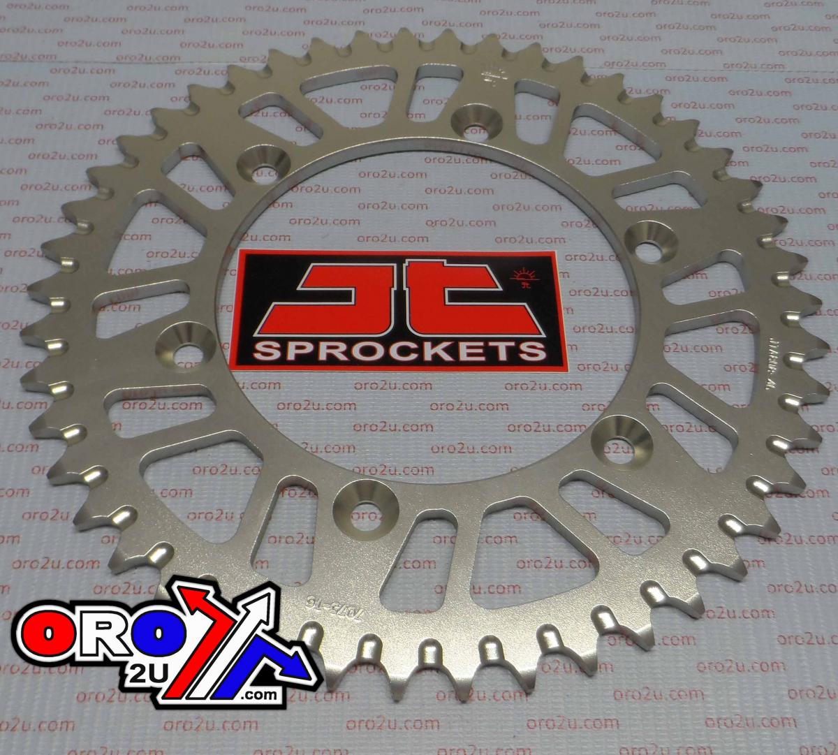 JT REAR SPROCKET ALLOY SILVER 808, JTA808.46