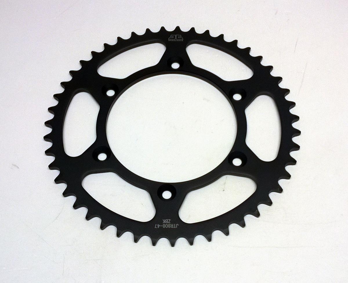 JT REAR SPROCKET STEEL HARD ZBK, C45 INDUCTION JTR808.47ZBK