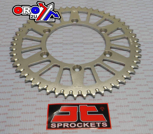 JT REAR SPROCKET ALLOY SILVER 822, JTA808.53 7075-T6 Aluminium