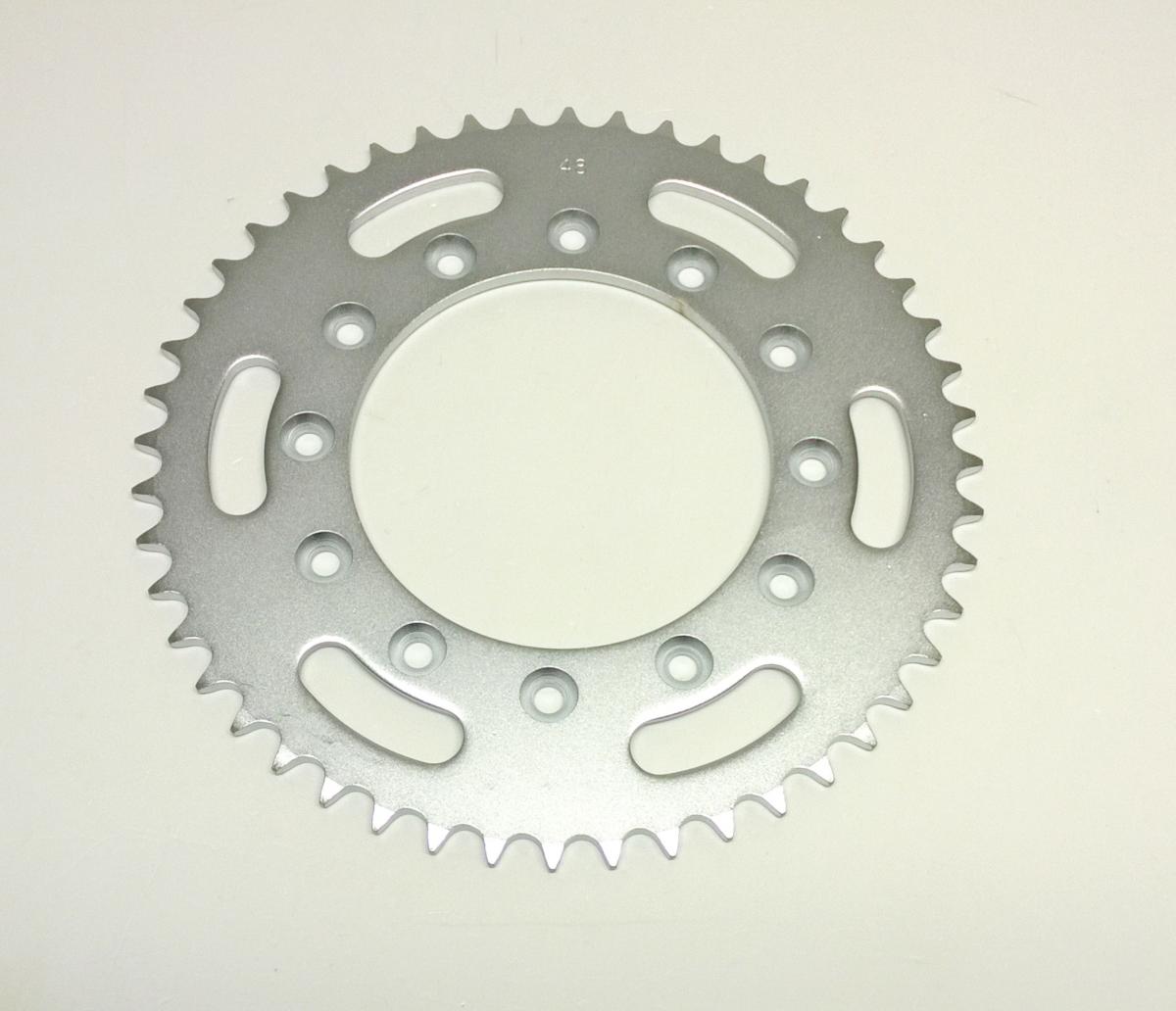 DIRT RACING  REAR SPROCKET STEEL 48 JTR897.48 520, SILVER