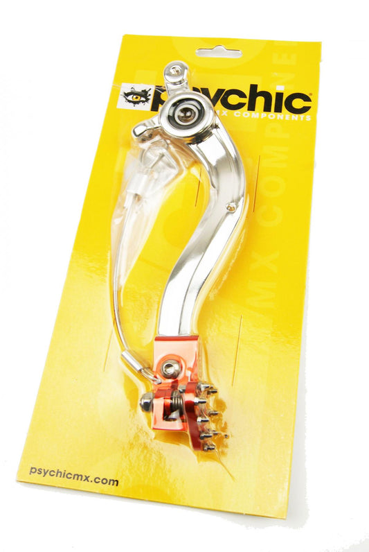 PSYCHIC BRAKE PEDAL KTM SIL/ORG, PSYCHIC MX-08837 SILVER/ORANGE, 79013050044