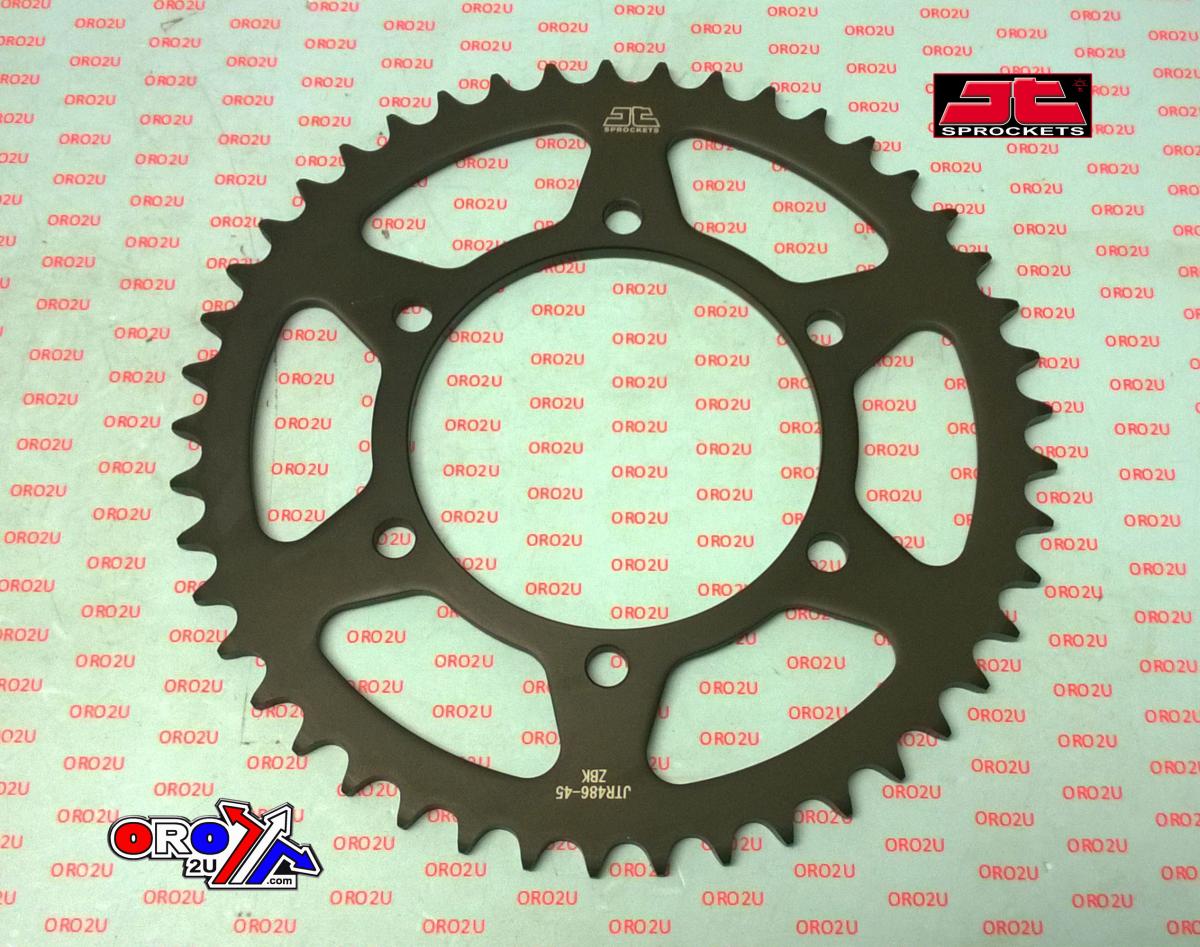 JT REAR SPROCKET STEEL HARD ZBK, C45 INDUCTION JTR486.45ZBK