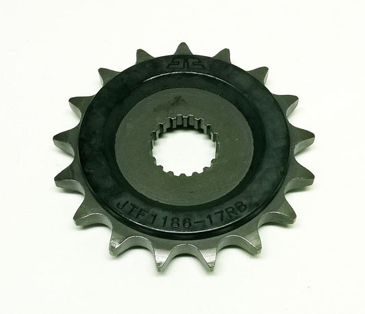 JT FRONT SPROCKET JTF1186.17RB, RUBBER CUSHOINED