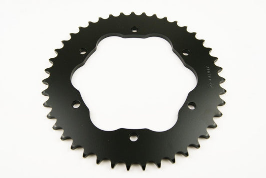 JT REAR SPROCKET STEEL JTR761.43, DUCATI ROAD CHAIN TYPE 525